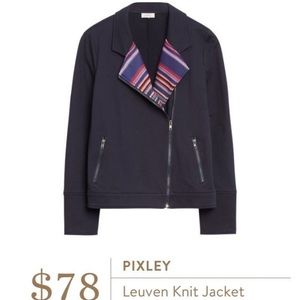 Pixley (Stitch Fix) knit moto jacket